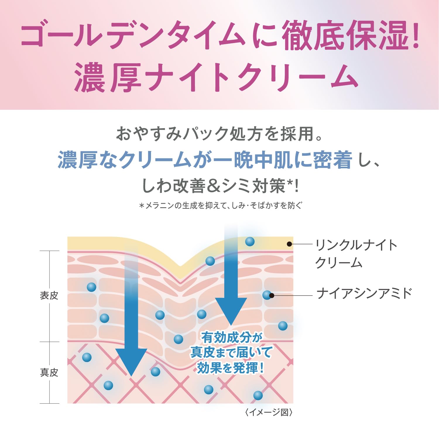 【의약부외품】 매끄러운 본점 약용 링클 나이트 크림 두유 이소플라본 화이트 50g