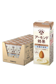 아몬드 효과 3종의 견과류 설탕 미사용 200ml×24개 에자키 글리코 상온 보존 가능 비타민 E식이 섬유 철분