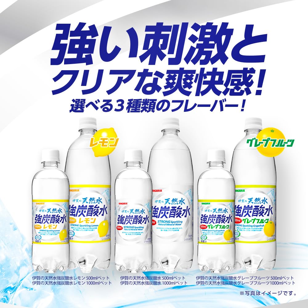상가리아 이가의 천연수 강탄산수 1000ml×12개