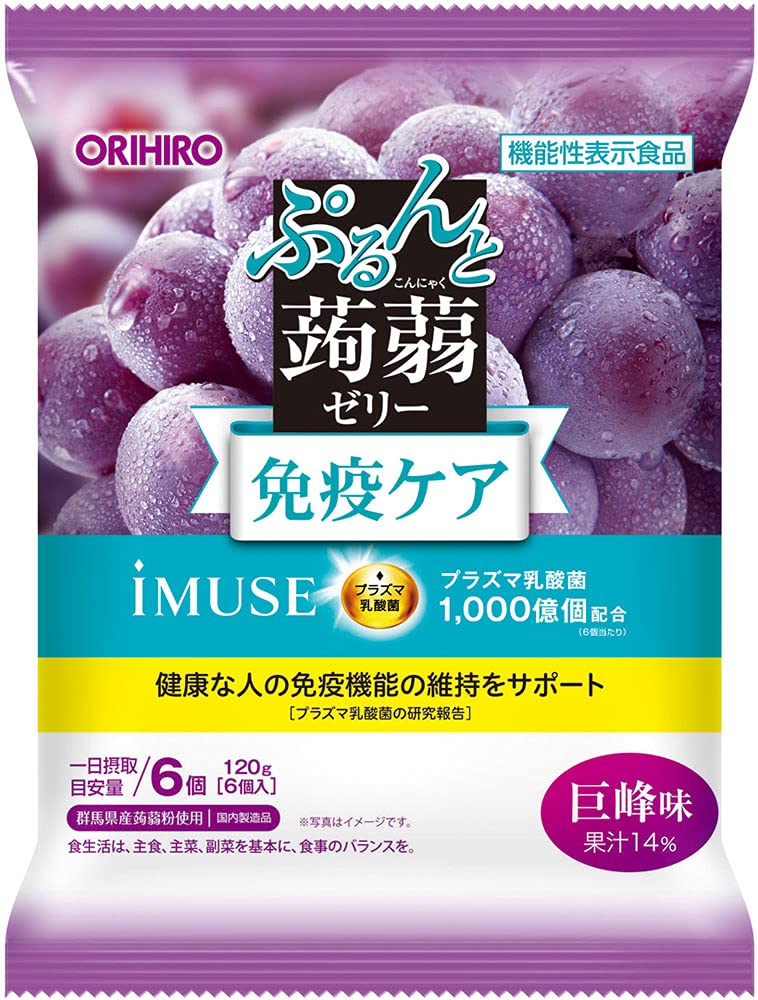 오리히로 기능성 표시 식품 푸른과 푸른 젤리 파우치 플라즈마 유산균(거봉미)