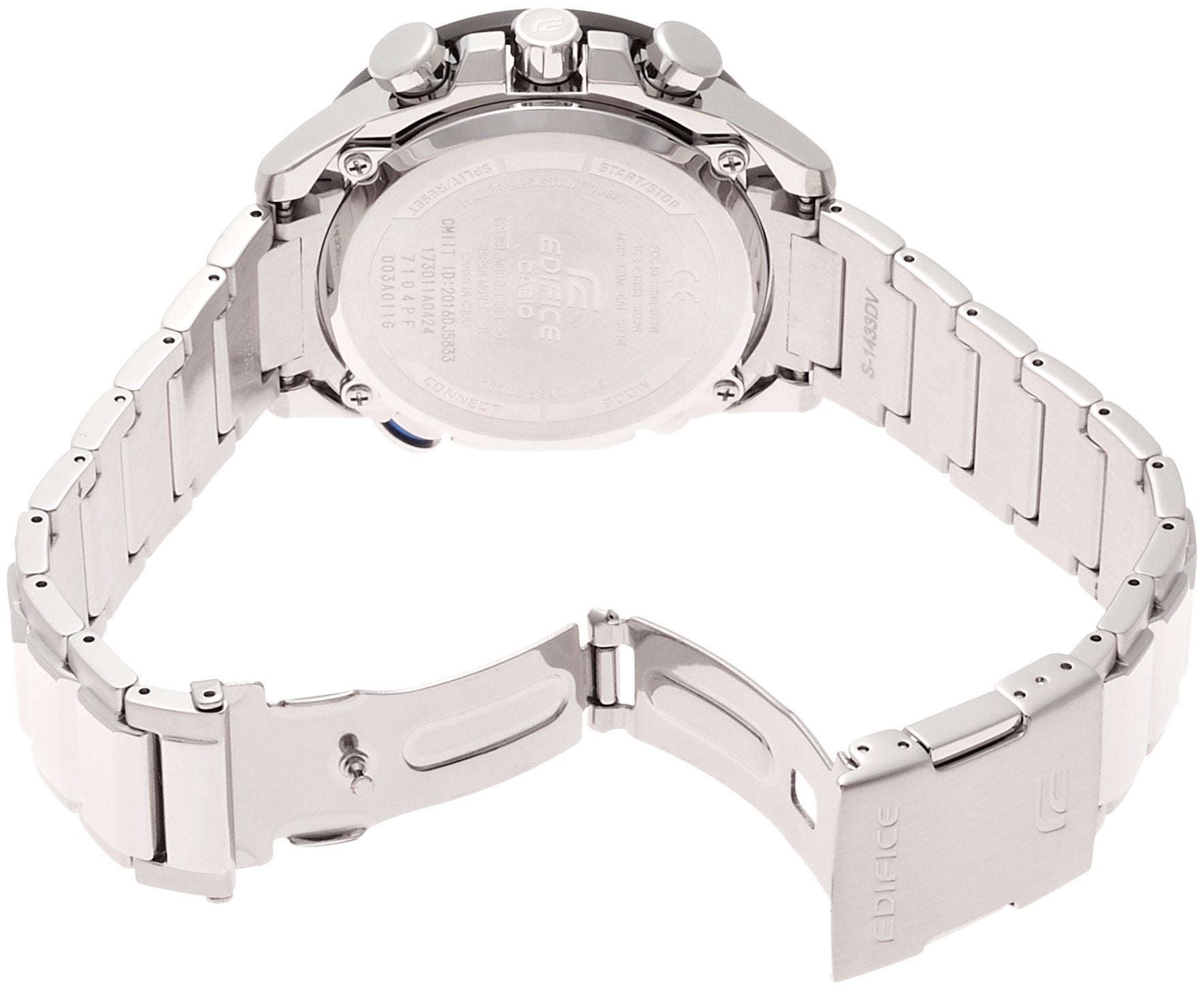 [Casio] Edifice Watch [Domestic Genuine Product] Smartphone Link EQB-501XDB-1AJF Silver