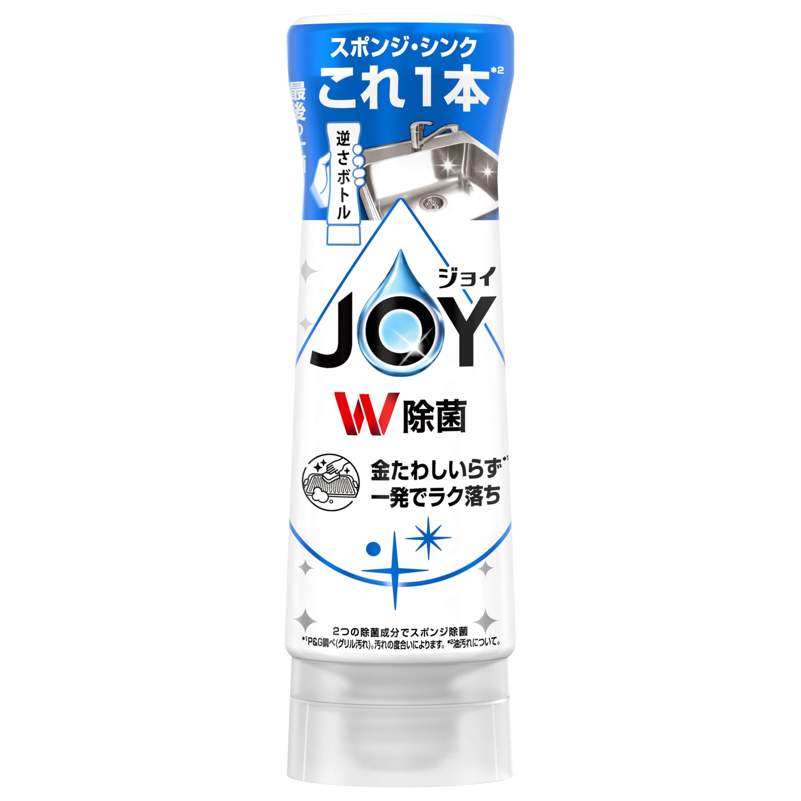 乔伊W除菌餐具用清洗剂倒装瓶清爽微香体290ml