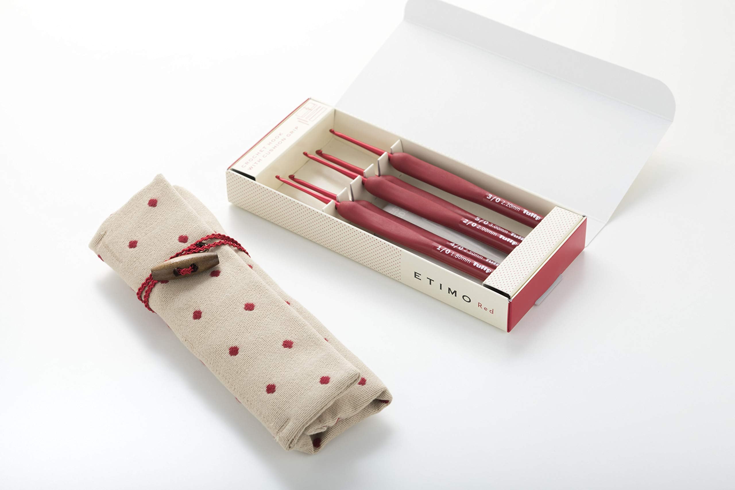 Móc "ETIMO Red Crochet Set Red" Kim đan Tulip TED001