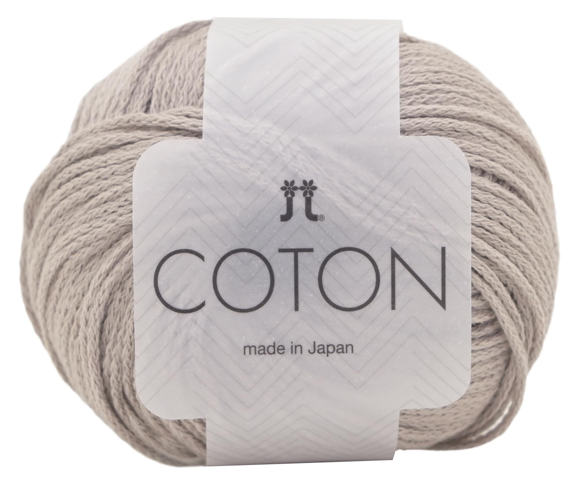 HAMANAKA Hand-knitted yarn Cotton COTON Thick type COL. 8 Greige 50g Tamamaki approx. 100m 3914