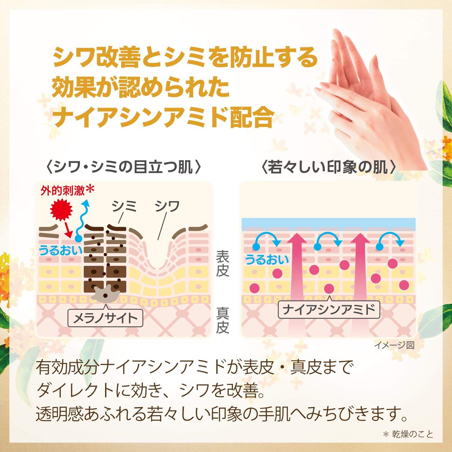 Coenrich The Premium Medicinal Wrinkle White Hand Cream Osmanthus Scent