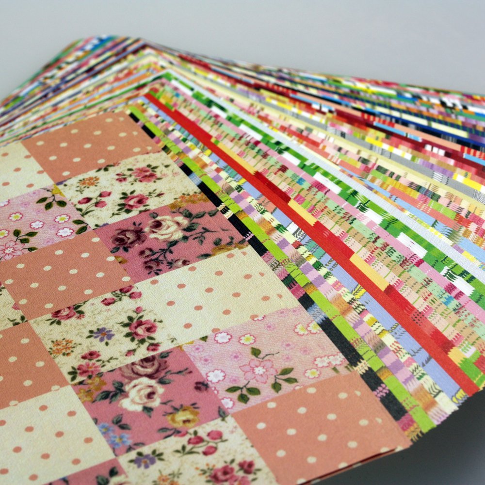 Toyo Origami Chiyogami Collection Flower 15cm square 45 patterns 180 pieces 018059