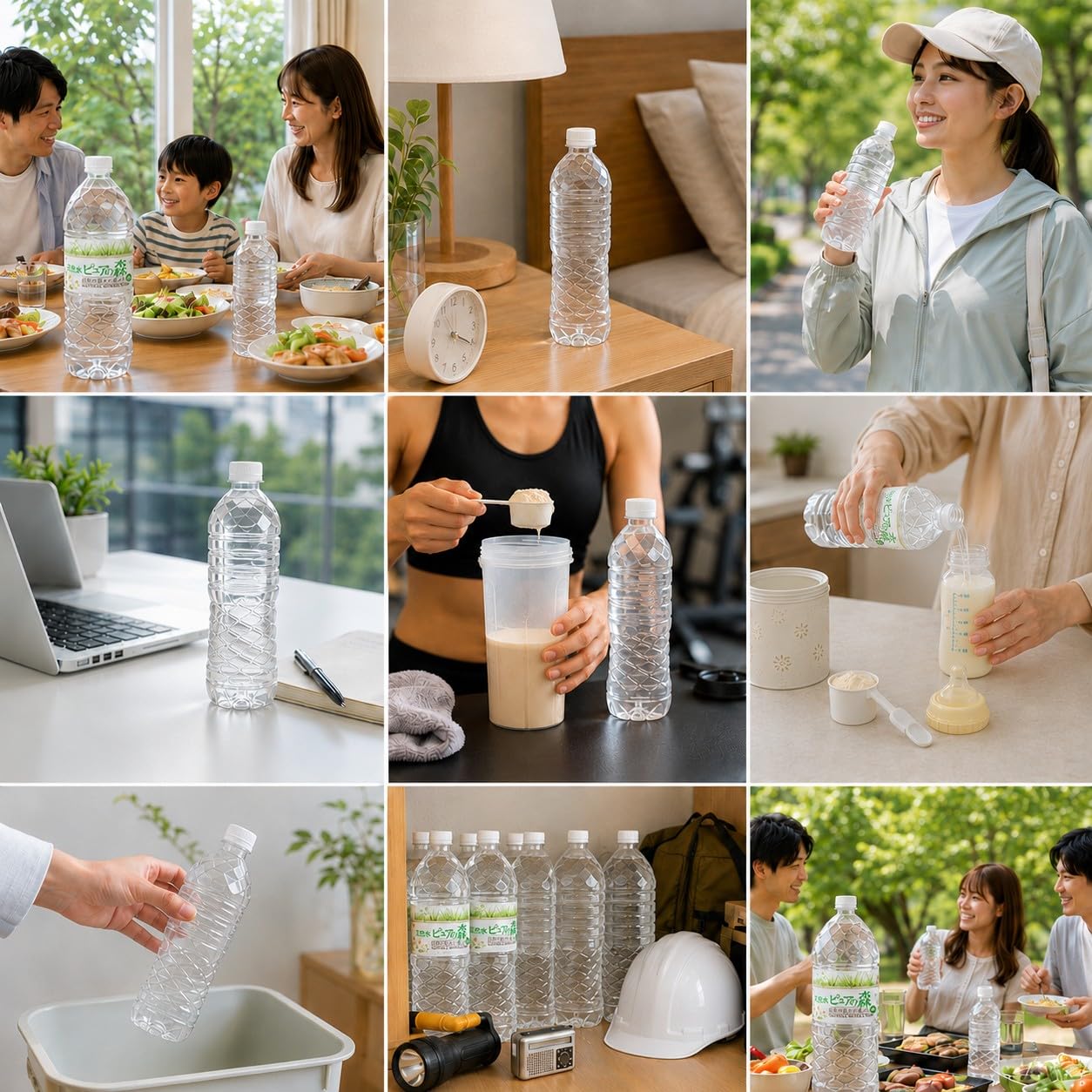 미네랄 워터 퓨어 숲 500ml 24 책 1 케이스 라벨리스 연수 천연수 물 국산