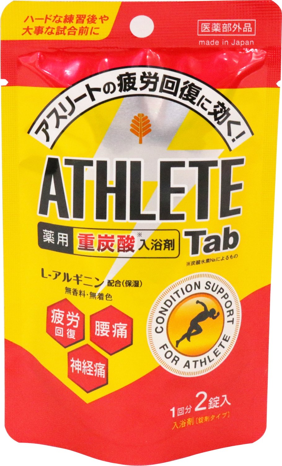 Medicated Athlete Tab 1 serving 2 tablets