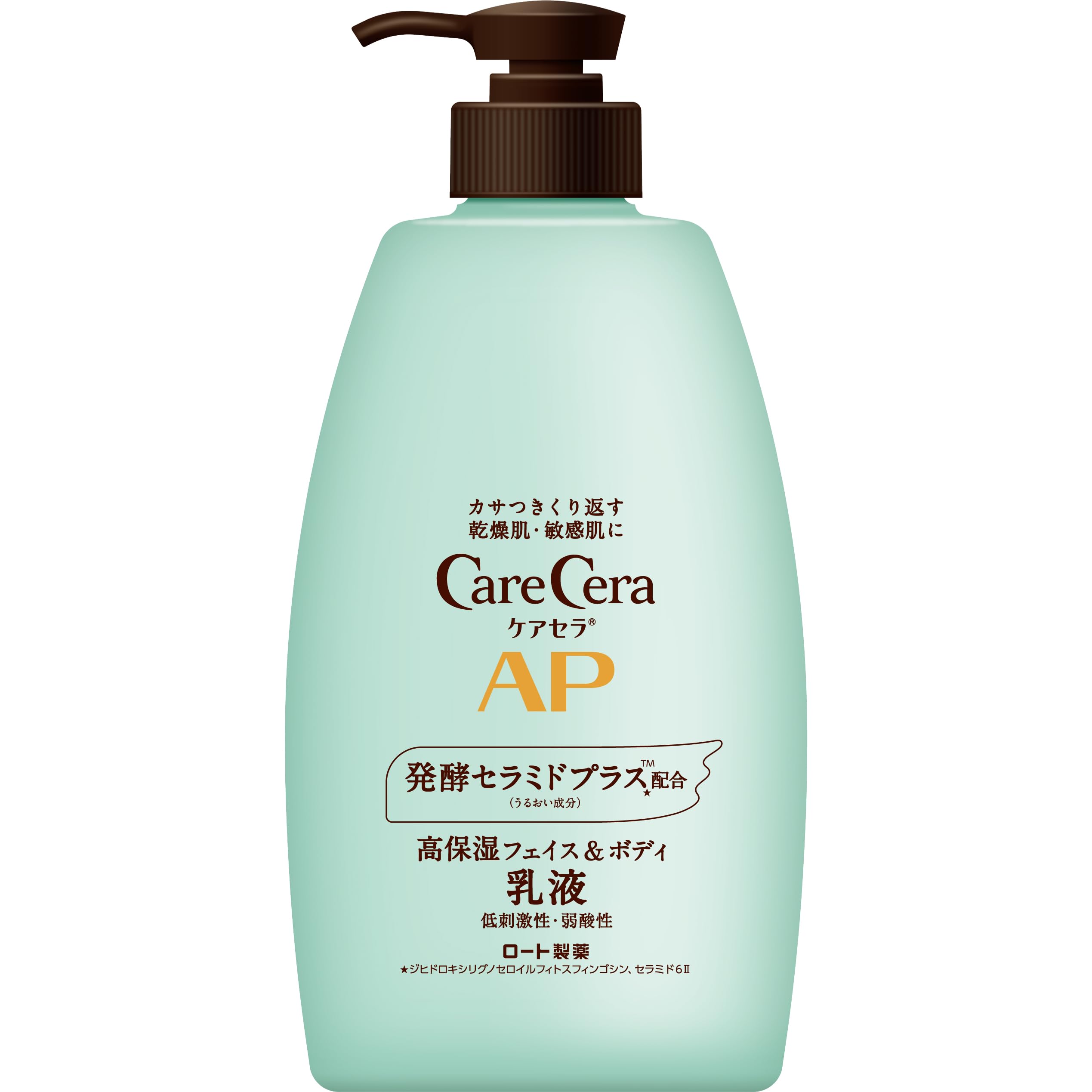CareCera AP Face & Body Emulsion Large Capacity 400ml (Contains Ceramide Plus x 7 types of natural ceramides)