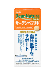dear-natura gold 디아나츄라 골드 사덴 펩티드 60알 (30일분) [기능성 표시 식품] 아사히 사프리 Dear-Natura 국내 공장에서 생산 1일 2알 기준