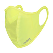 D&M Functional Mask, Runner Mask, Splash Prevention, Breathable, Quick Drying, Washable, Large, Small, 3 Sizes, 1 Piece, For Adults, For Children, Made in Japan, Yellow, L Size 109516