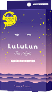 Mặt nạ Lululun One Night Rescue Moisturising One Night C 3K 35mL x 5 túi