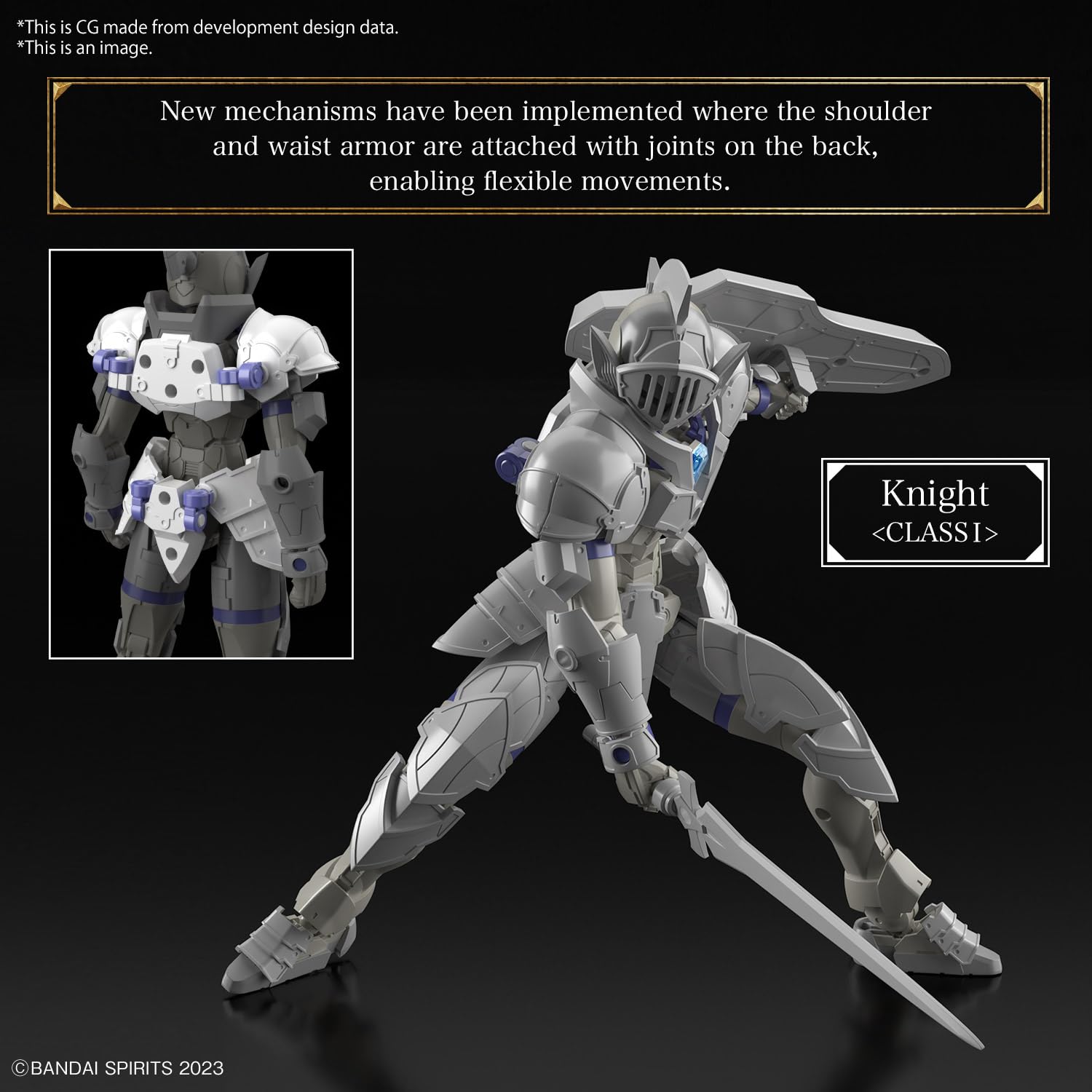 30MF Liber Knight color-coded plastic model