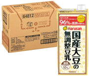 마르산 국산 대두 무조정 두유 1000ml × 6병