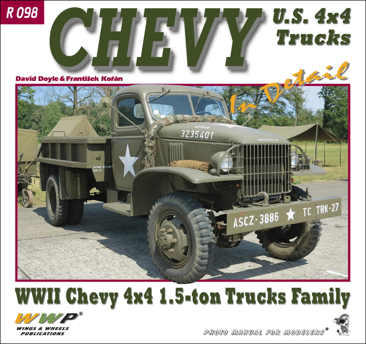 WWPパブリケイション WWII アメリカ シェビー 4x4トラック ディテール写真集 模型資料本 R098
