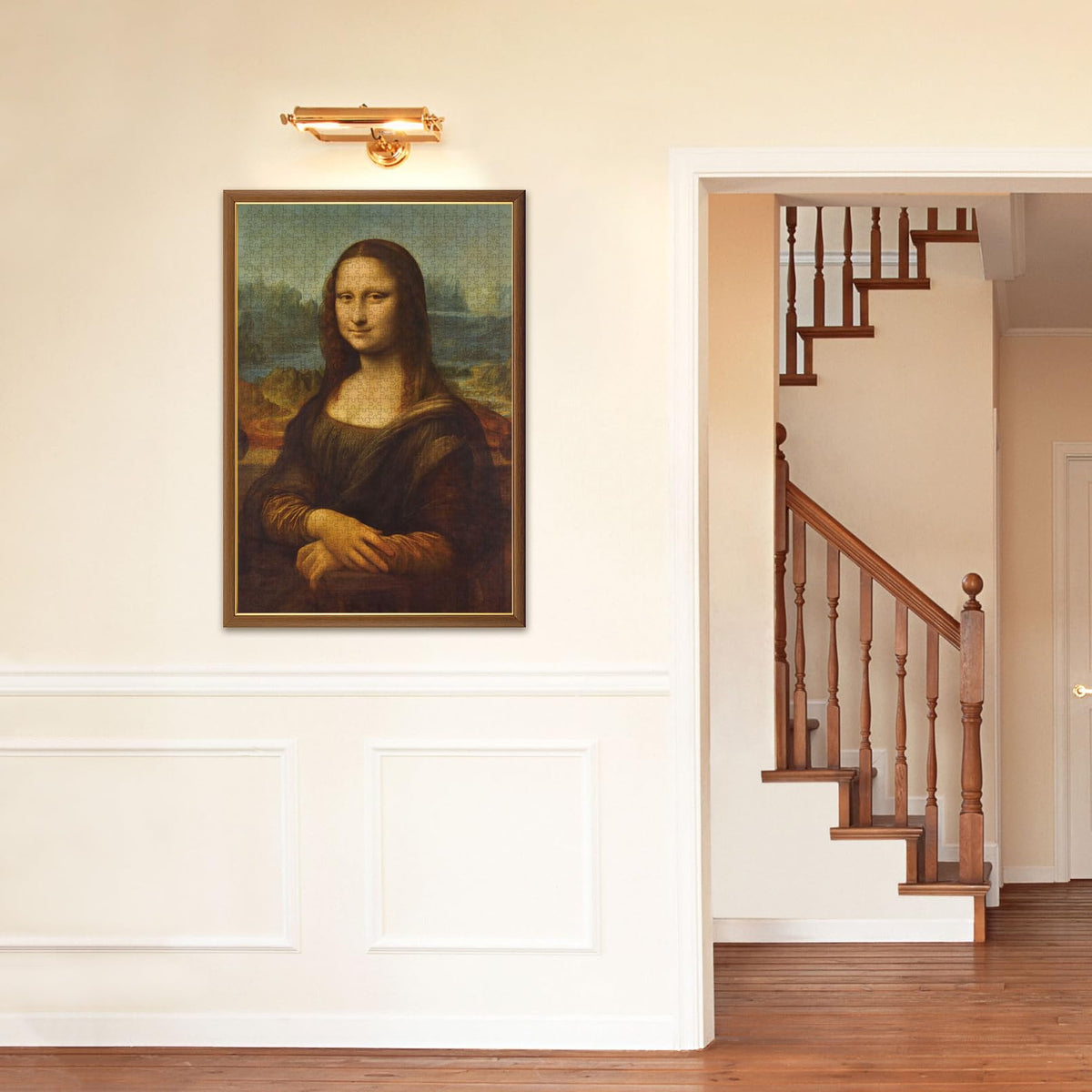 Câu đố ghép hình APPLEONE 260-025 Mona Lisa (Leonardo da Vinci) 260 mảnh 25,7 x 17,2cm Sản xuất tại Nhật Bản Phòng trưng bày kiệt tác mảnh nhỏ