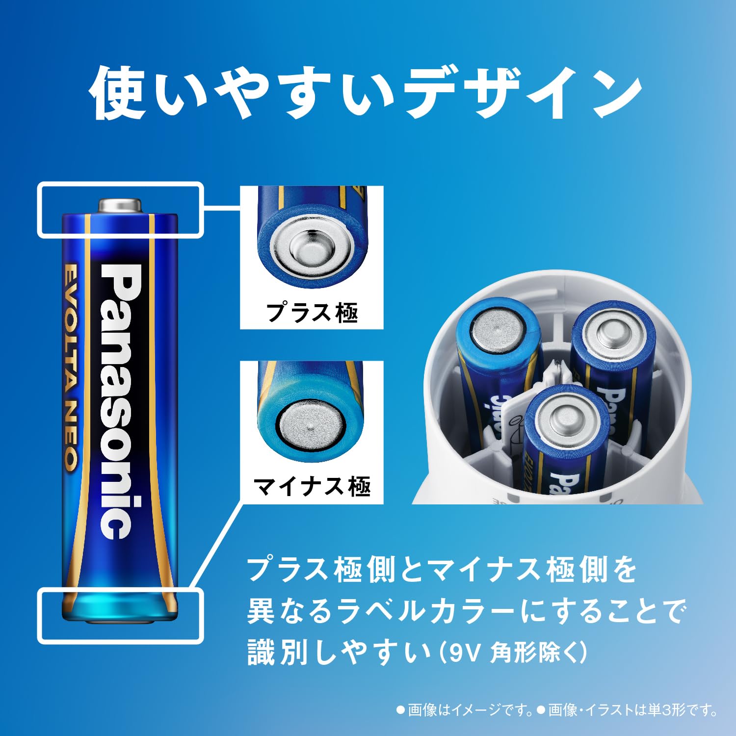 Panasonic Evolta NEO AAA alkaline batteries 2 pack LR03NJ/2B