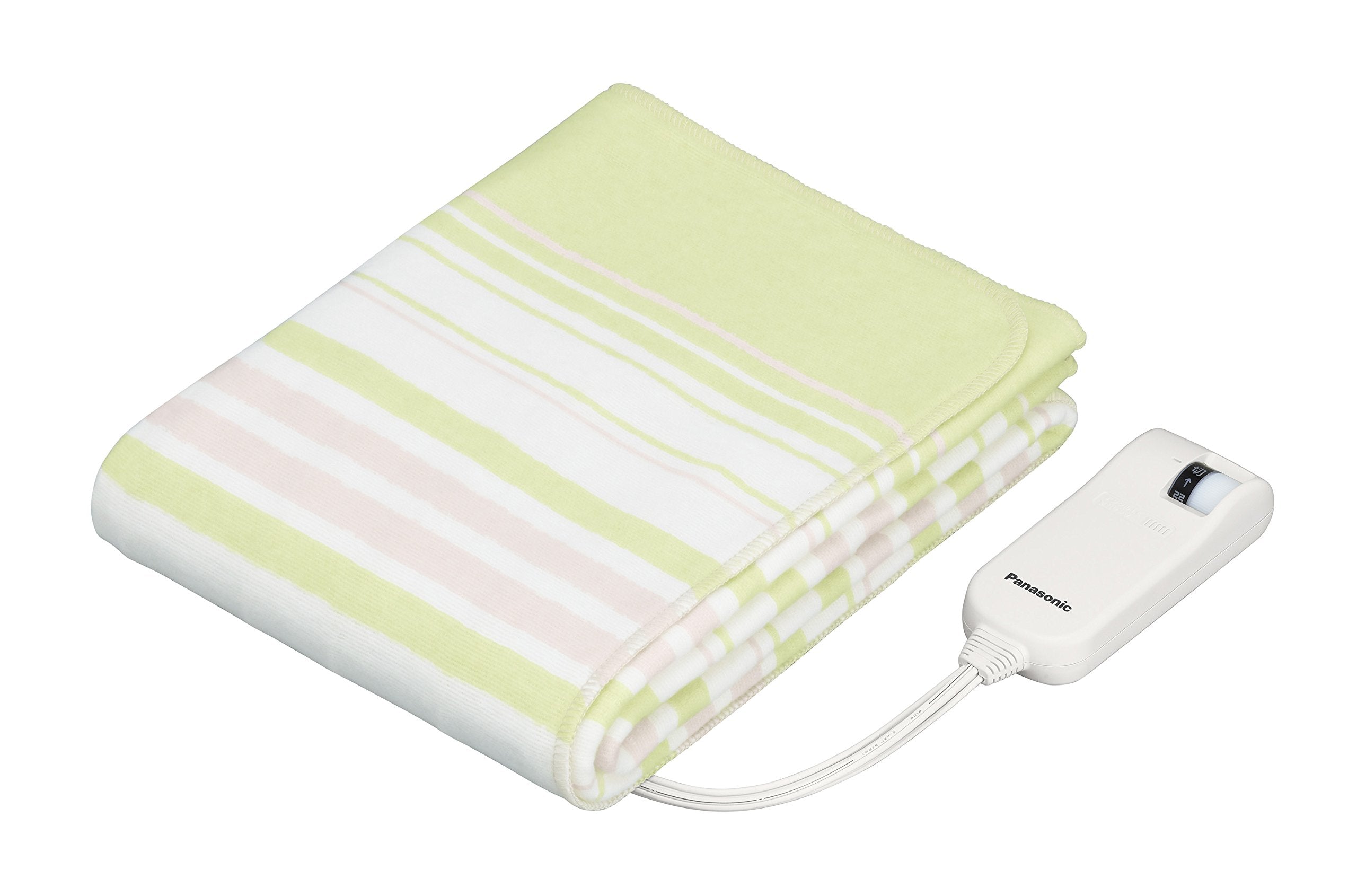 Panasonic Electric Blanket Single 140 x 80cm Washable with Room Temperature Sensor Green DB-U12T-G