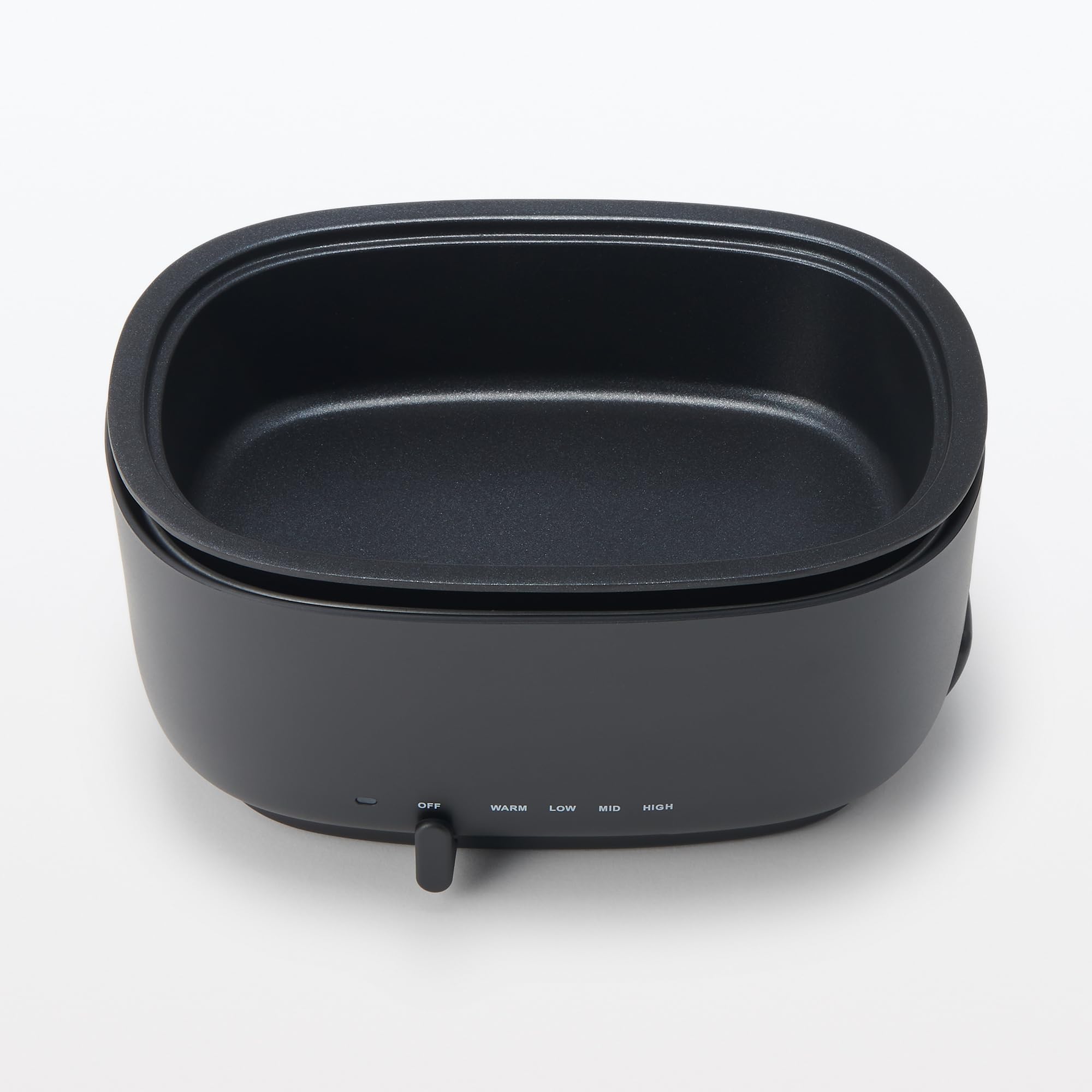 MUJI Deep Hot Plate Black MJ-HPFK2 LA1PJA3A