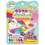 Muối tắm Manaburo Bảng màu tắm đầy màu sắc Rainbow Mix thơm MAN-2-1