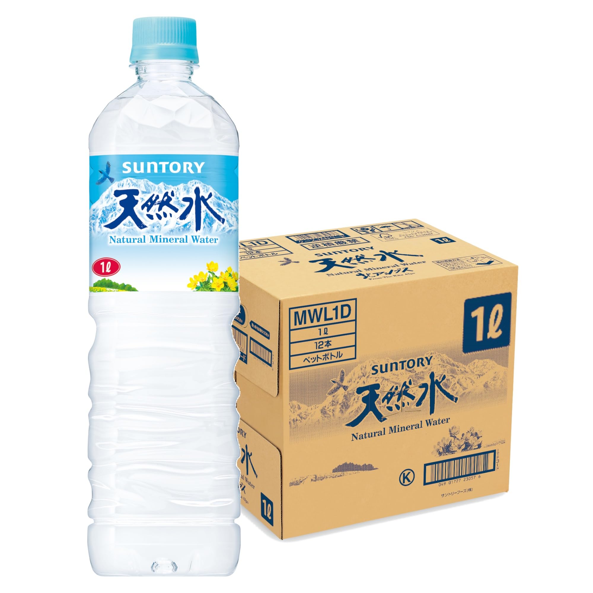 [1L a day habit] Suntory natural water 1L x 12 bottles now on sale