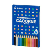 파일럿 카코네 (CACORNE) 색연필 12색 (크레용처럼 진하게 그릴 수 있는 색연필) 3세 이상 지육
