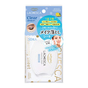 Softymo Lachesca Water Cleansing Sheet, Clear, 50 Sheets, Makeup Remover Sheet, Cleansing Sheet, No Face Wash Needed
