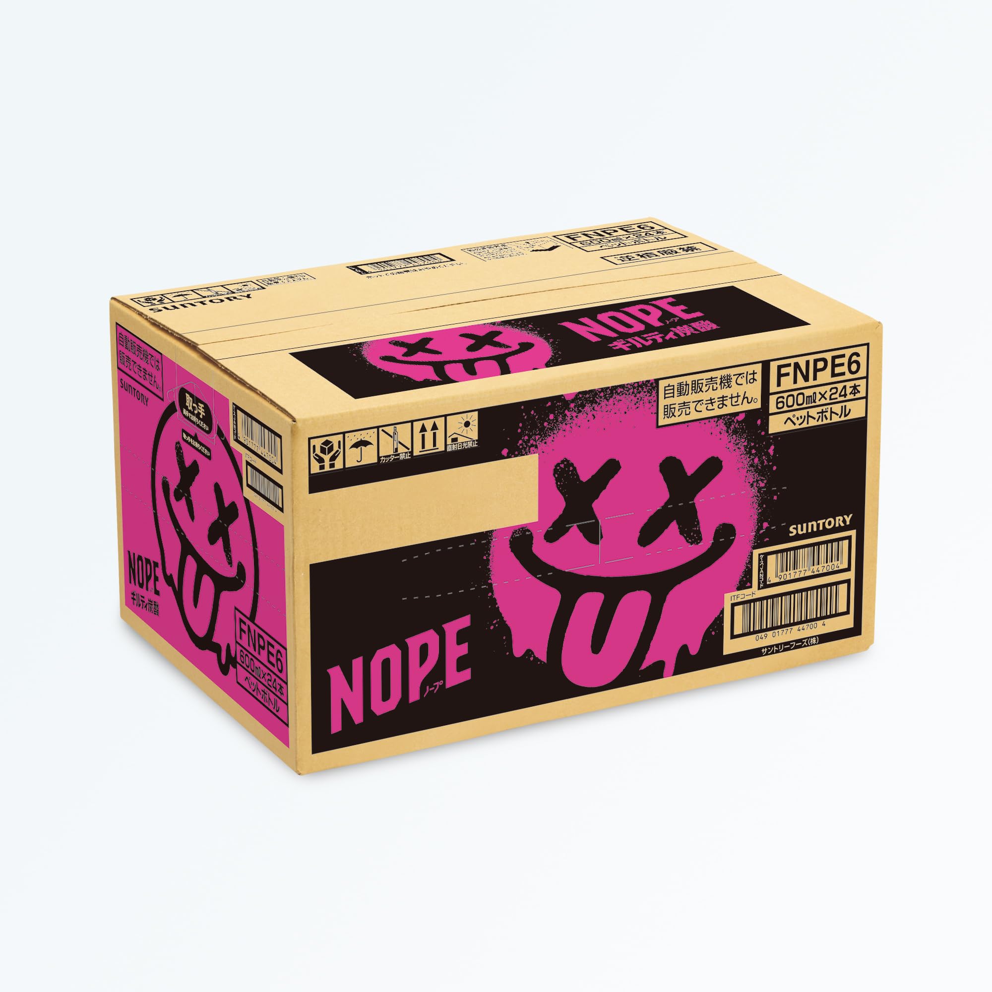 산토리 NOPE 길티 탄산 과일 & 향신료 탄산 음료 600ml×24개