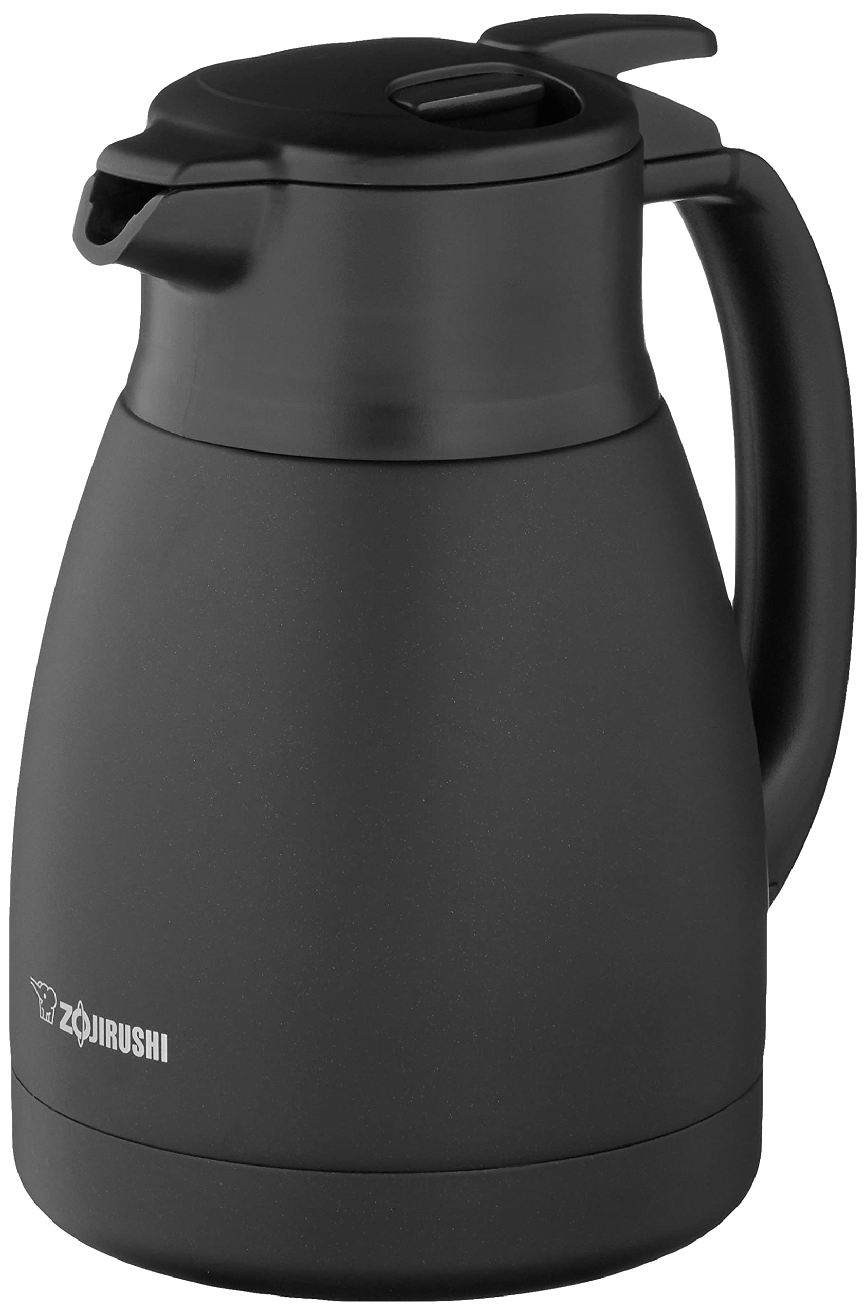 Zojirushi Mahobin Stainless Steel Pot 1.0L Pot Tabletop Wide Mouth Approximately 6.5cm Stainless Steel Vacuum Double Layer Mahobin Heat/Cold Matte Black SH-HC10-BM