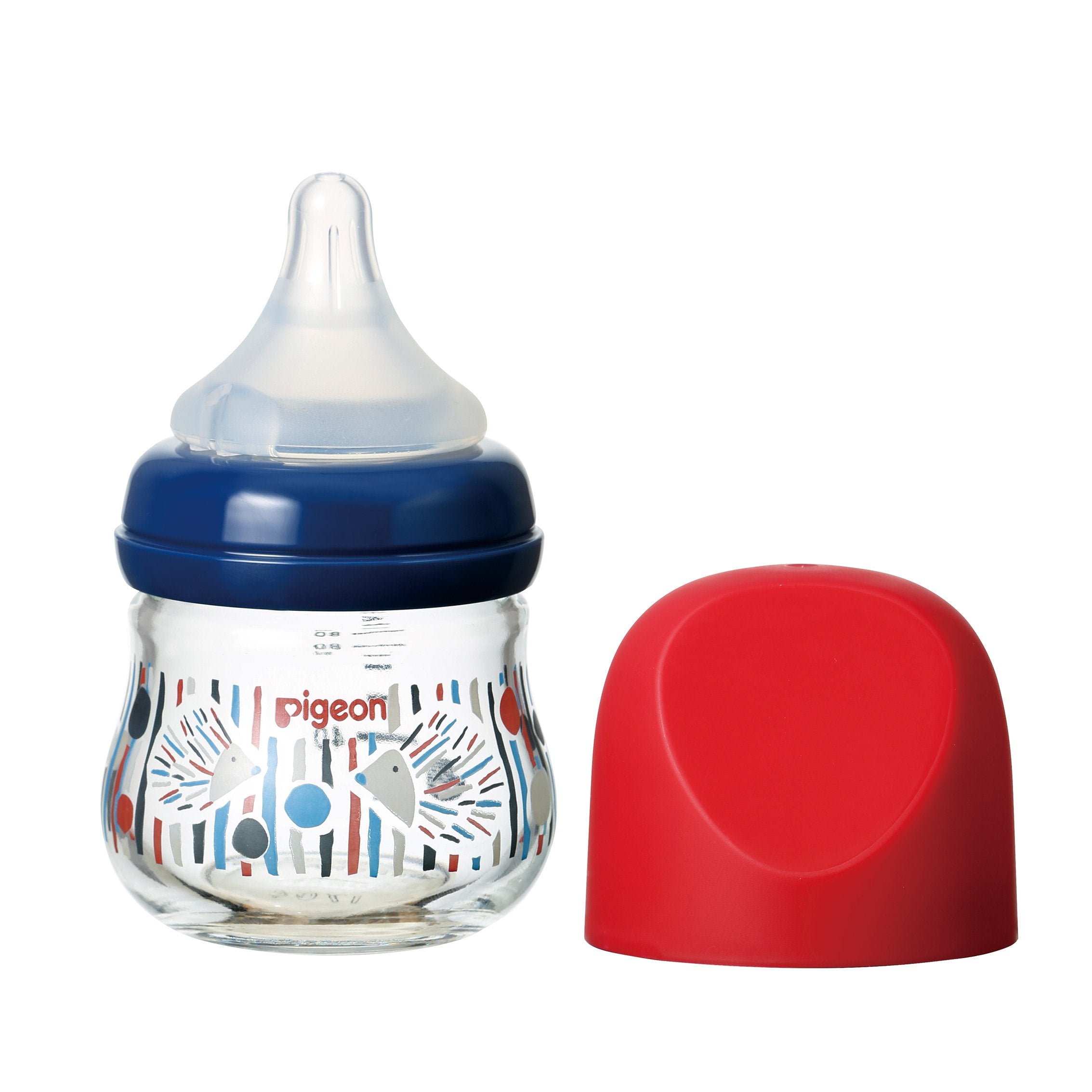 Pigeon Breastfeeding experience baby bottle my Precious Heat-resistant glass hedgehog 80ml A baby bottle that definitely supports breastfeeding from 0 months