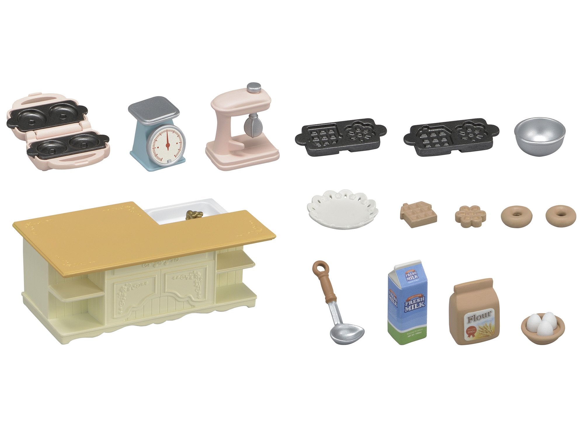 실바니아 패밀리 가구 【아일랜드 키친】 카-423 ST 마크 인증 3세 이상 장난감 인형 집 Sylvanian Families 에포크사 EPOCH