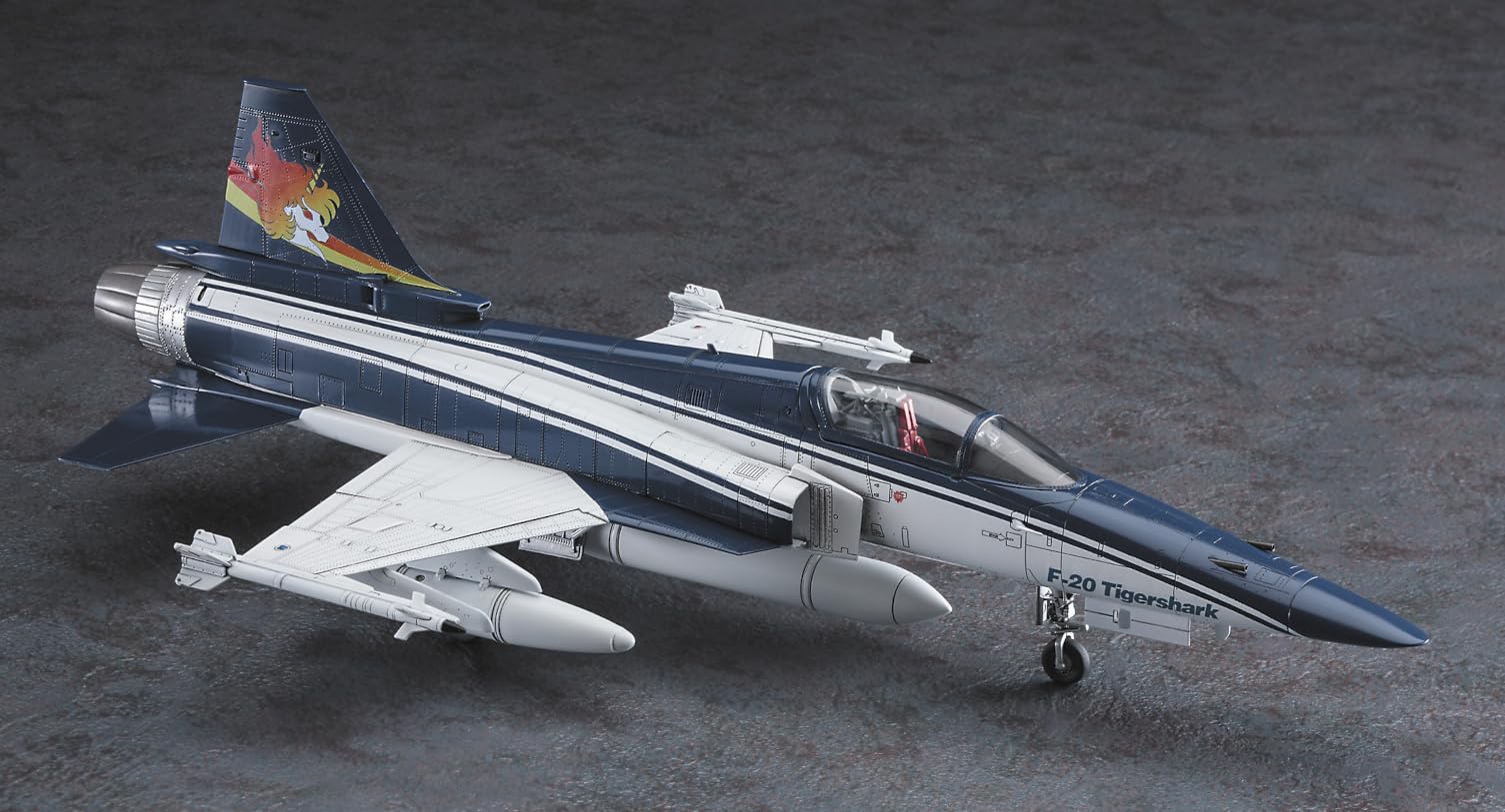 Hasegawa Area 88 F-20 Tiger Shark “Makoto Kazama” 1/48 scale plastic model 64820