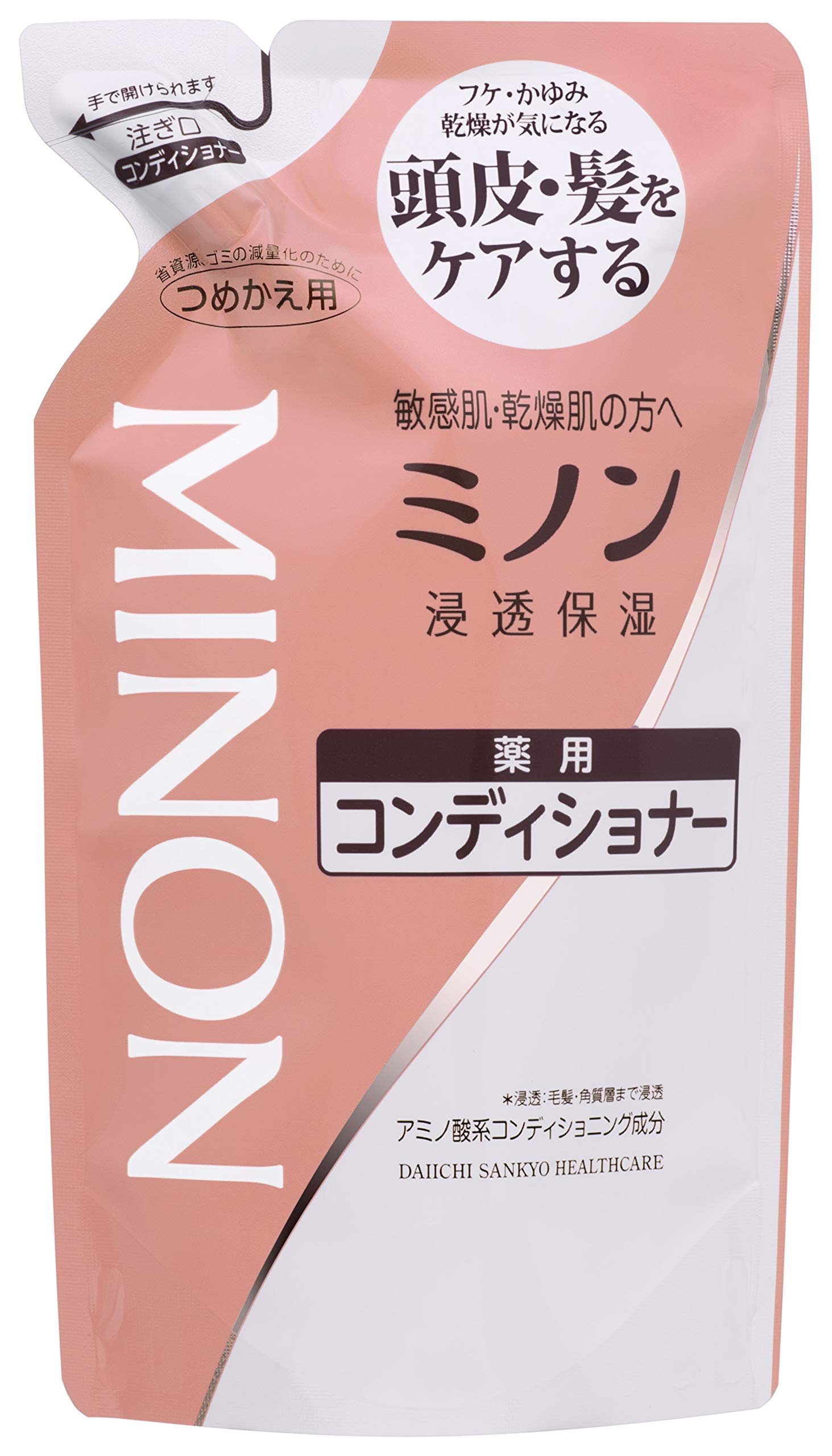 Dầu xả Daiichi Sankyo Healthcare Minon 380mL (nạp lại)