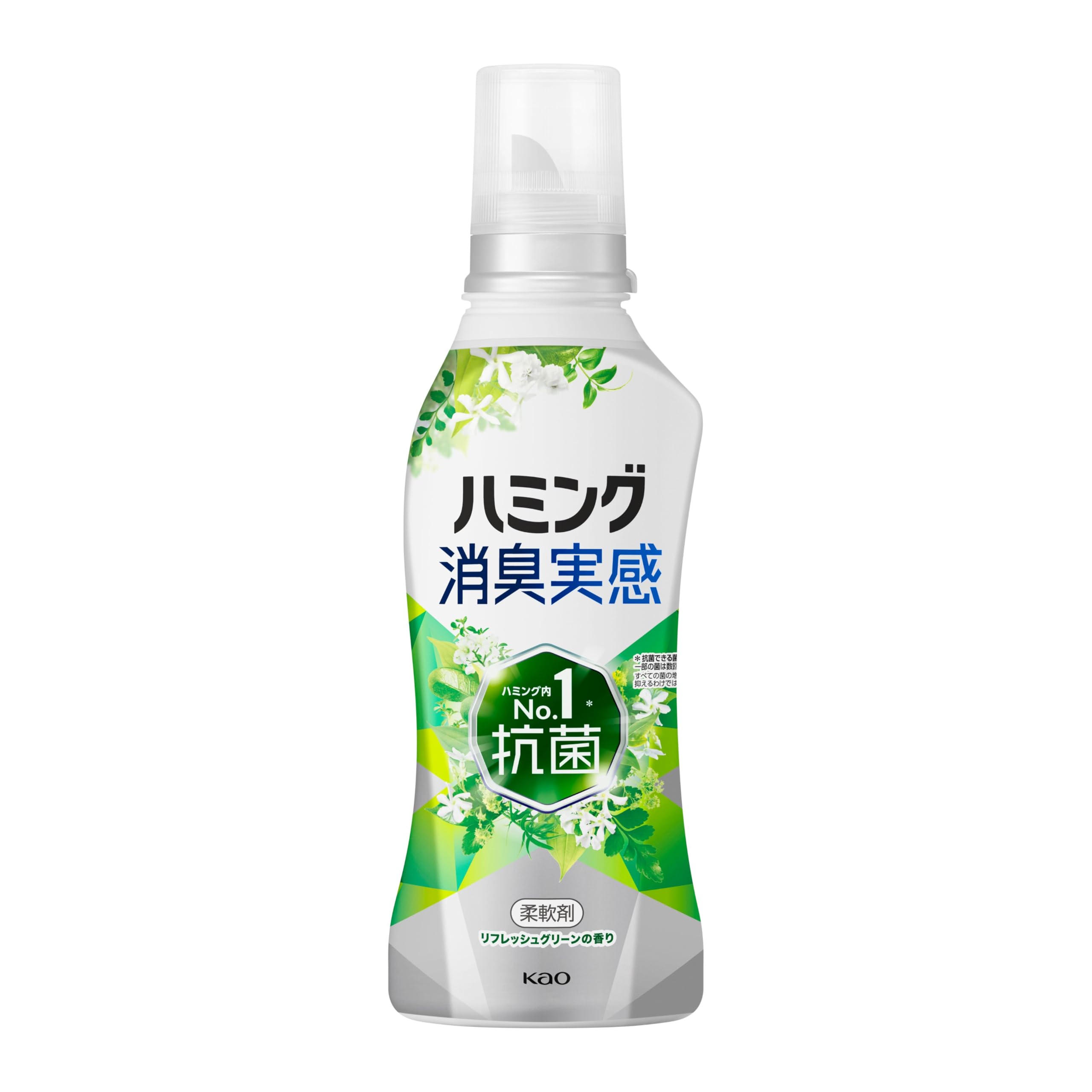 Humming Deodorizing Experience Fabric Softener - Invincible deodorizing no matter when you dry it indoors/dry it cloudy/dry it at night! Refreshing green scent 510ml