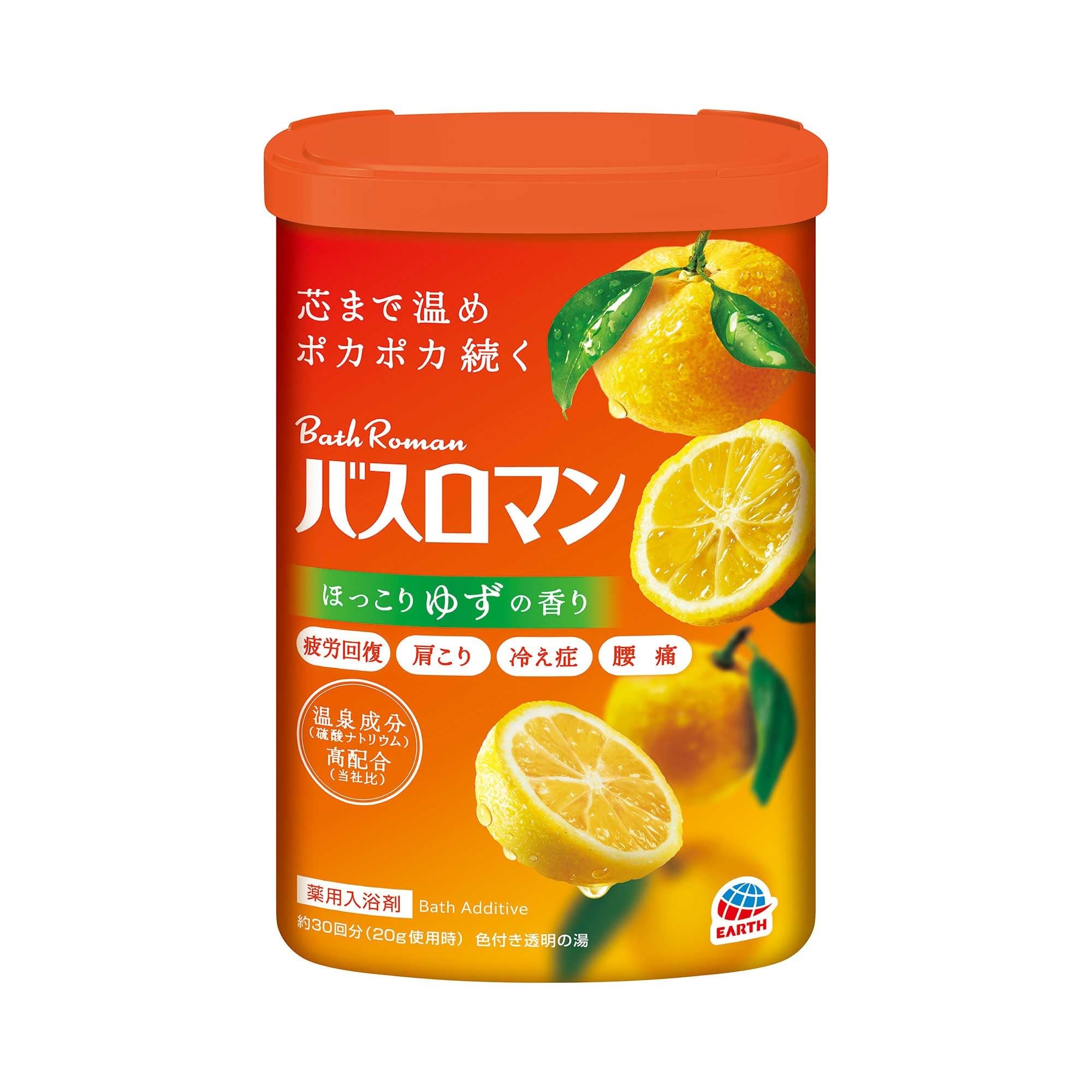 [ยากึ่ง] เกลืออาบน้ำโรมัน กลิ่นยูสุอุ่น ๆ [600g]