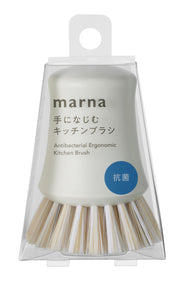 Marna Clean Antibacterial Kitchen Brush (Normal/White/Mini) Dish Washing Frying Pan Sink (With Handle/Freestanding) Kitchen Brush K750W