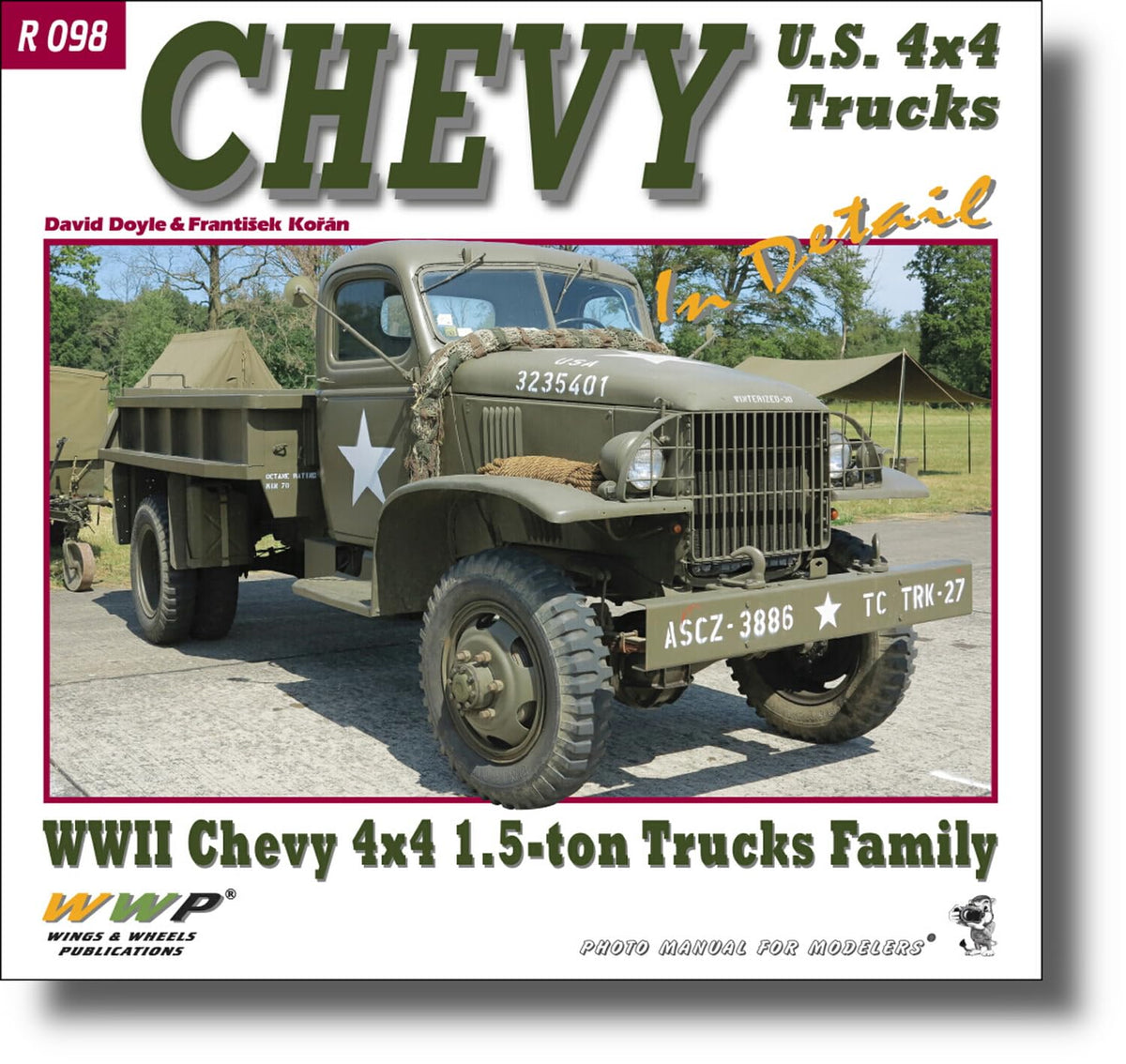 WWPパブリケイション WWII アメリカ シェビー 4x4トラック ディテール写真集 模型資料本 R098