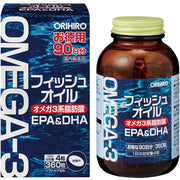 Dầu cá Orihiro Value 360 viên Axit béo không bão hòa đa Omega-3 EPA DHA DPA