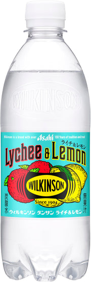 Wilkinson Tansan Lychee & Lemon 500ml x 24 bottles [carbonated water] [Asahi Beverages]