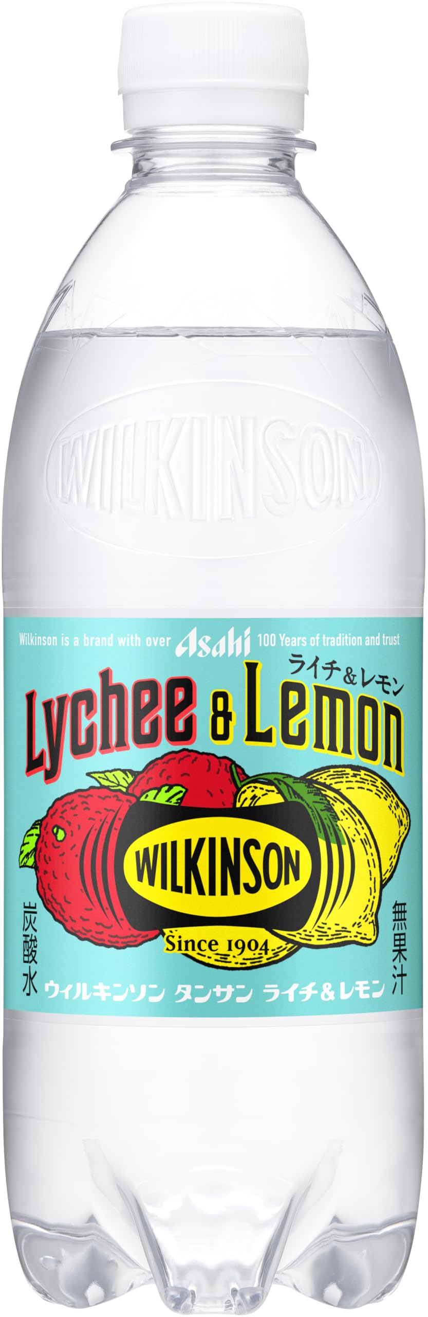 Wilkinson Tansan Lychee & Lemon 500ml x 24 bottles [carbonated water] [Asahi Beverages]