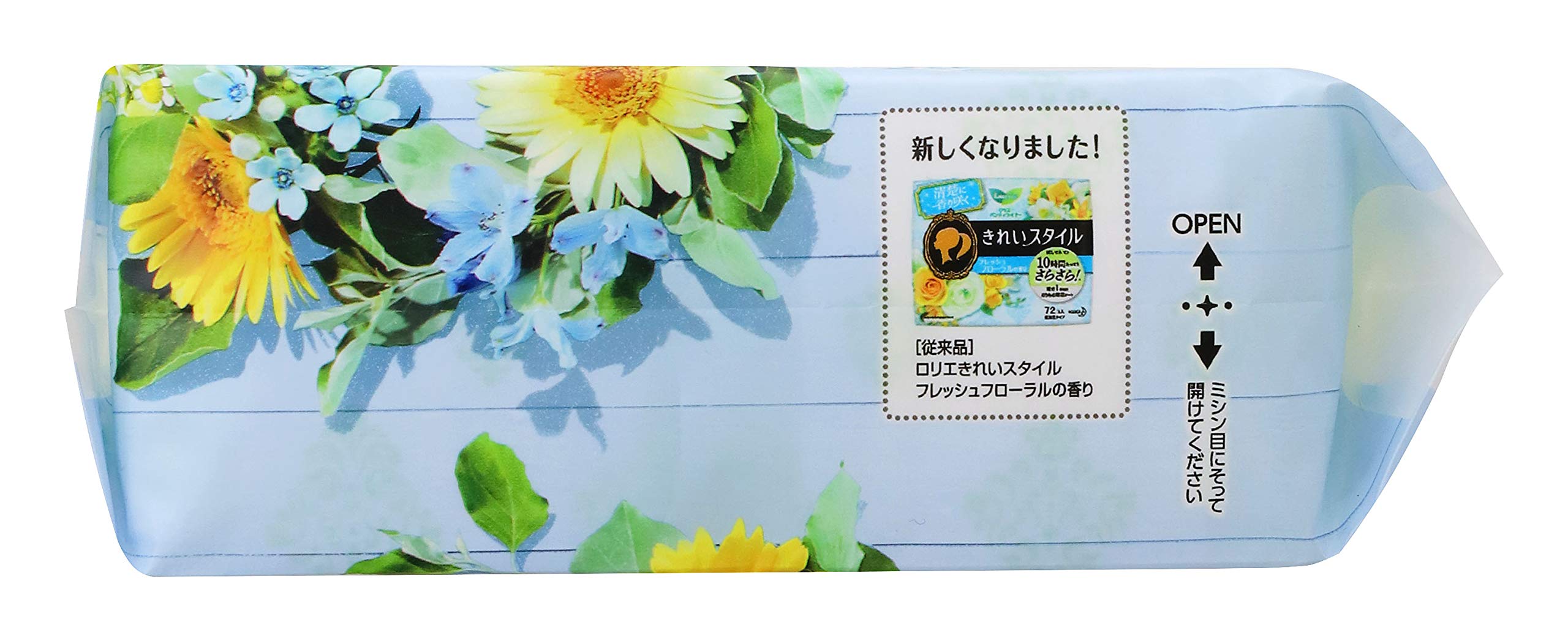 Laurier Kirei Style Fresh Floral 72 miếng