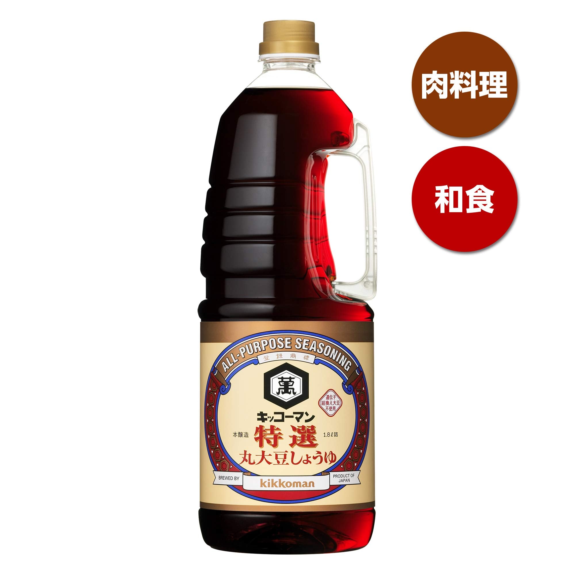 龟甲万特级全黄酱油 1.8L PET