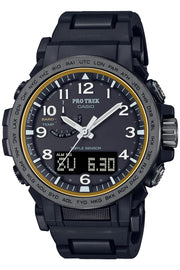 [Casio] Protrek Watch [Domestic Genuine Product] Climber Line Radio Solar Biomass Plastic PRW-51FC-1JF Men's Black