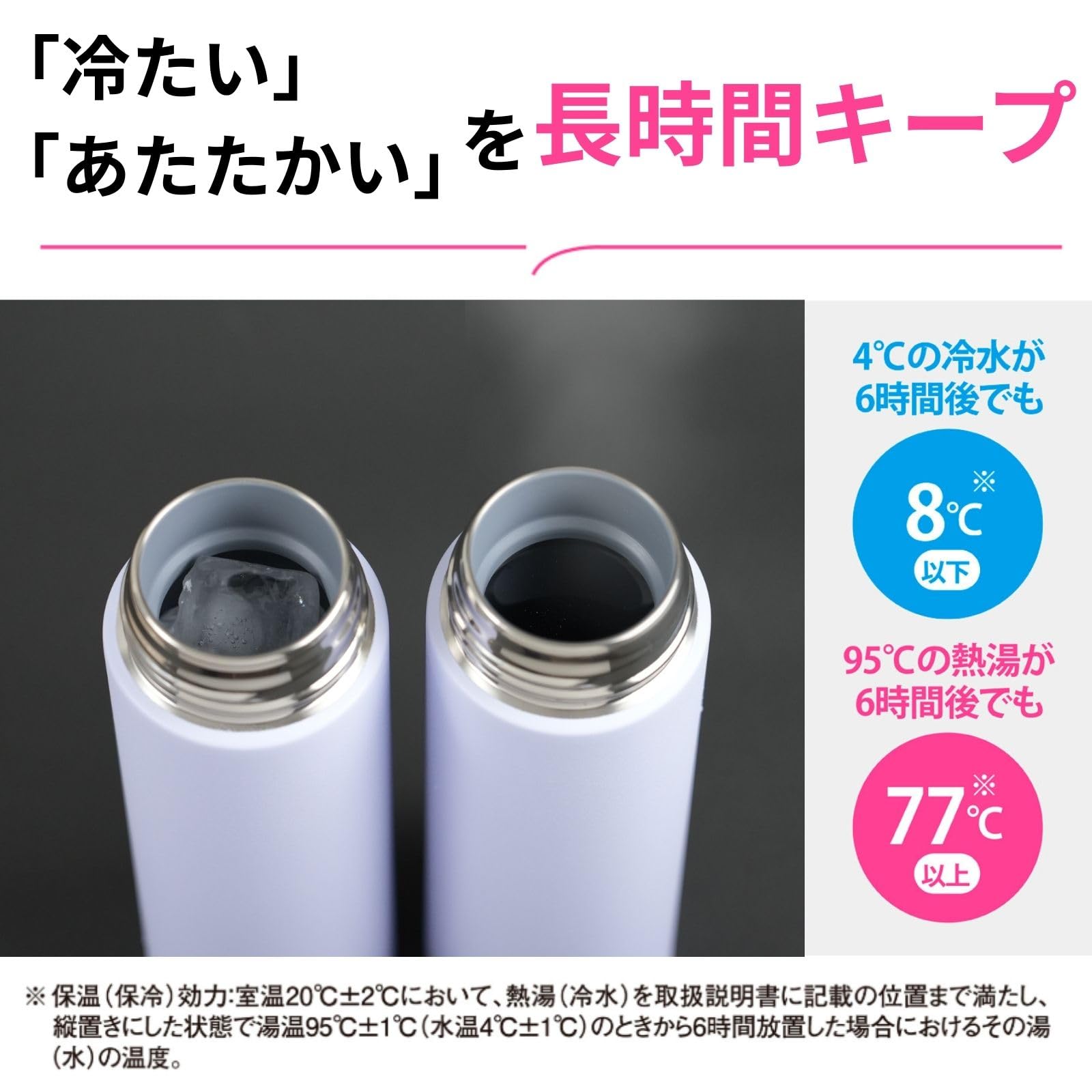 Zojirushi water bottle 480ml [Evolved Zojirushi classic mug] Dishwasher safe, seamless, only 2 items to wash, compact, heat/cold, screw poppy red SU-AA48-RM