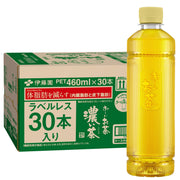 [기능성 표시 식품] 이토엔 라벨리스 오이 차 짙은 차 460ml×30개 스마트 병