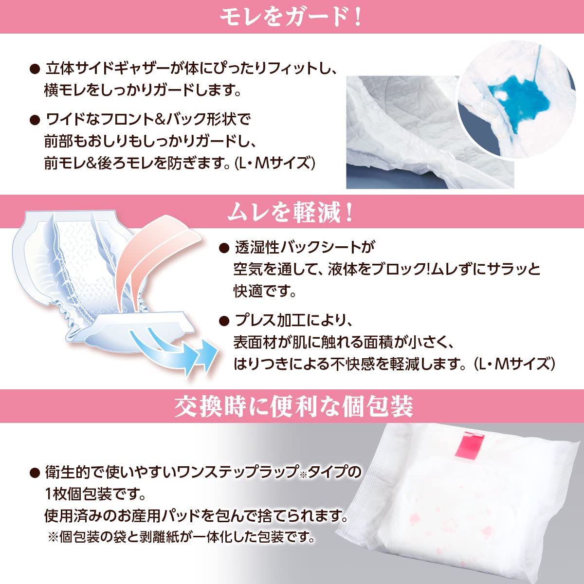 dacco Maternity Pad Soft Reine α Guard Made in Japan S Size 20 Pieces 83519