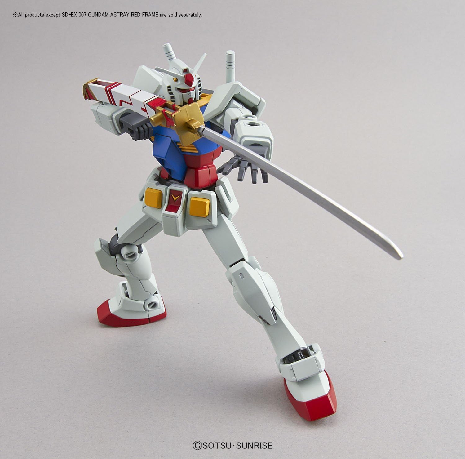 SD Gundam EX Standard 007 Mobile Suit Gundam SEED ASTRAY Astray Red Frame Color-coded Plastic Model