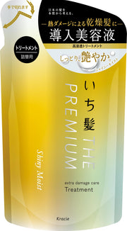 이발 THE PREMIUM [샤이니 모이스트] 엑스트라 데미지 케어 도입 미용액 in 트리트먼트 리필 340g | 컨디셔너 헤어 케어 남성 여성