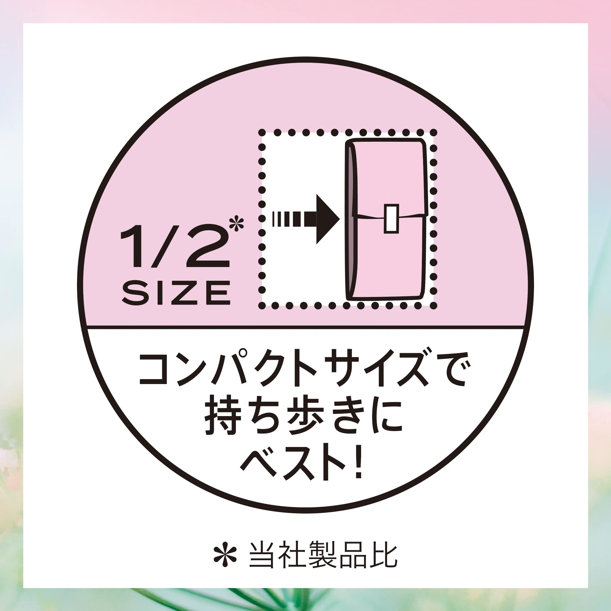 Center Inn Compact 1/2 Suite For Many Nights With Wings 12 Sheets [Sanitary Napkins Slim]