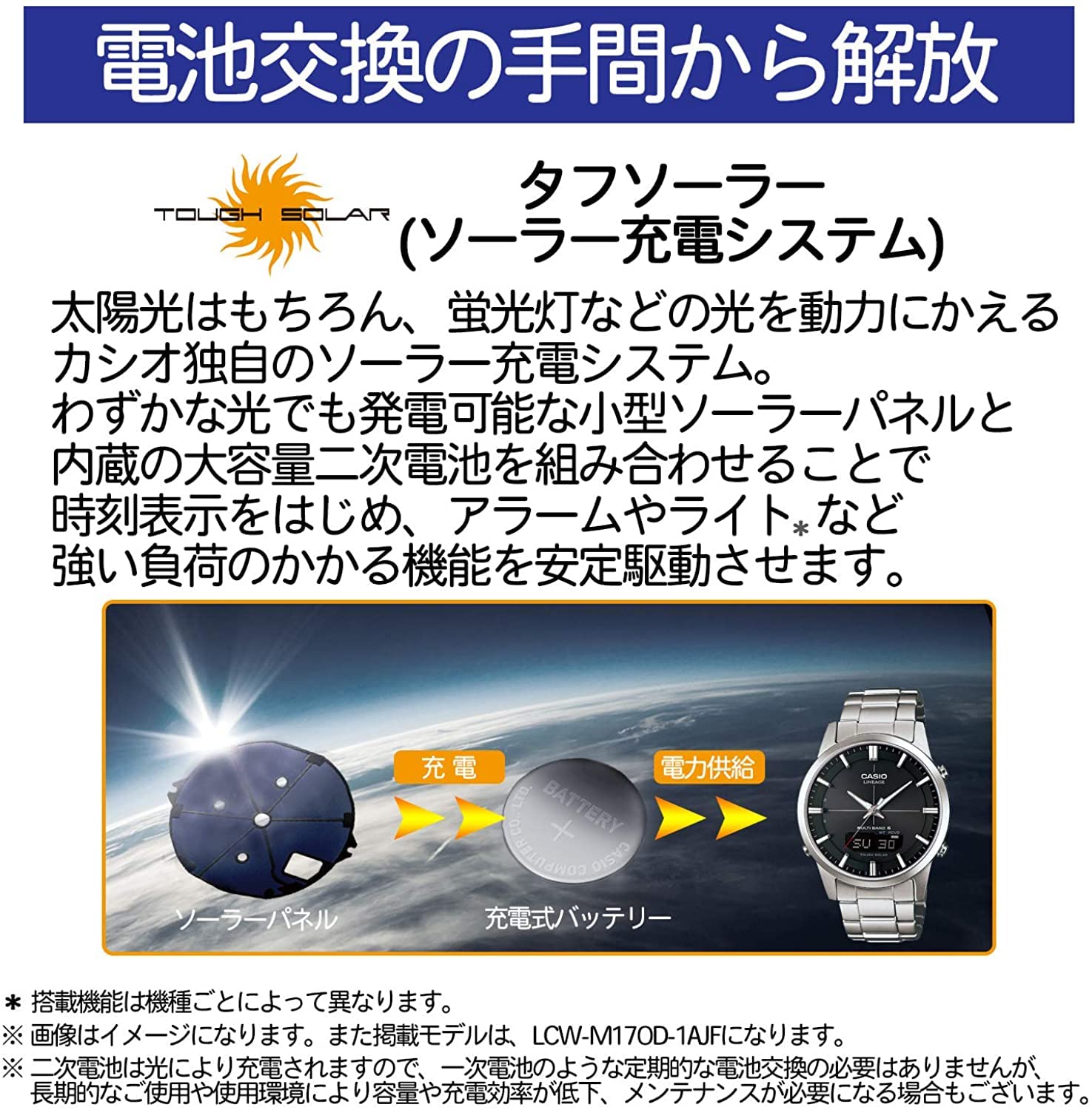 [Casio] Wave Ceptor Watch [Domestic Genuine Product] Radio Solar WVA-M630D-7A2JF Men's Silver